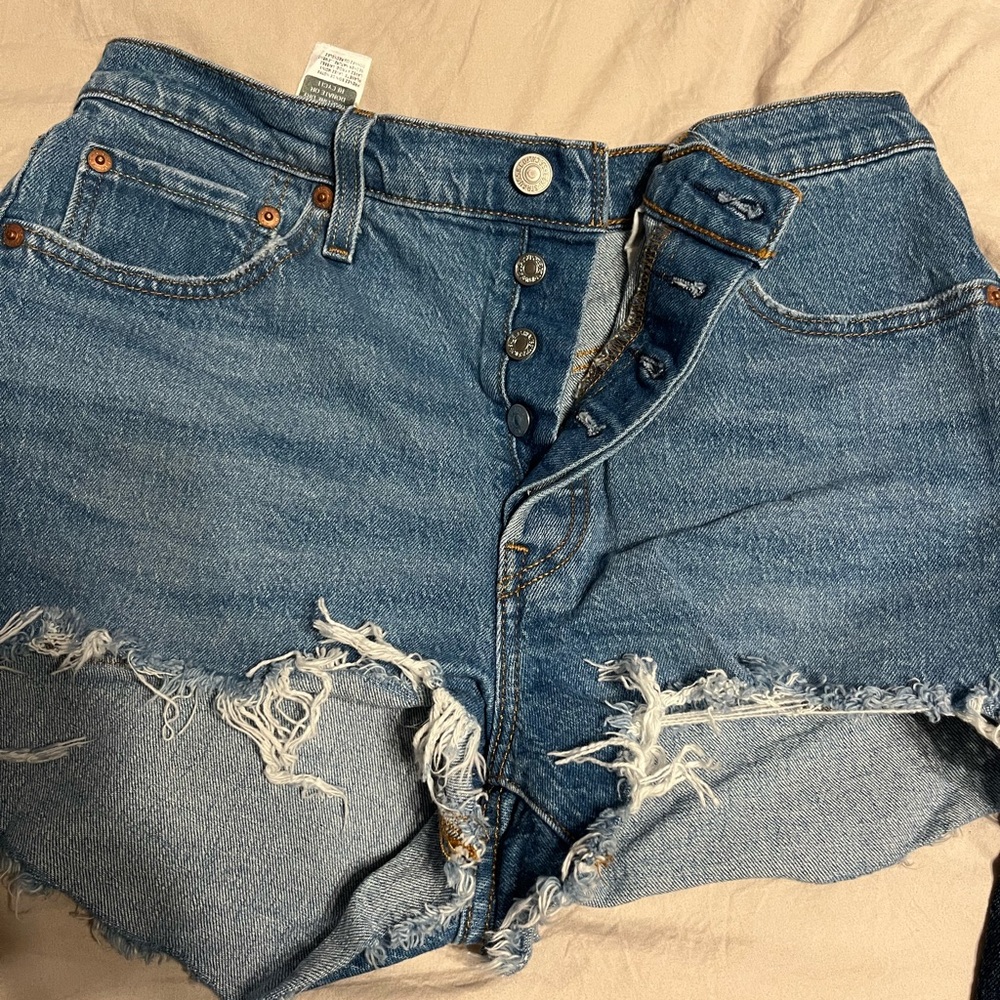 Denim Distressed Women's Shorts